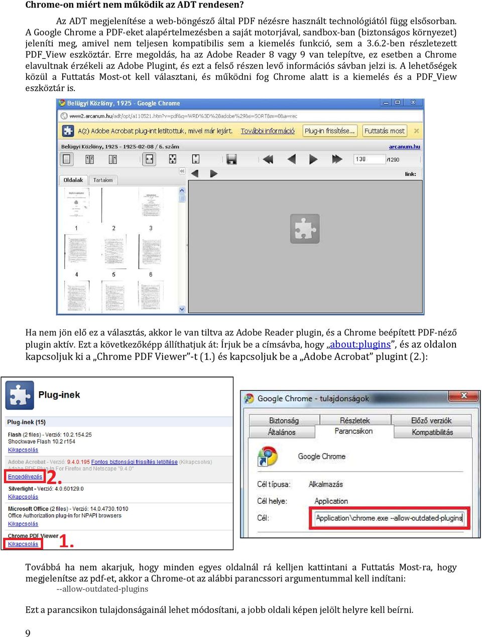 2-ben részletezett PDF_View eszköztár.
