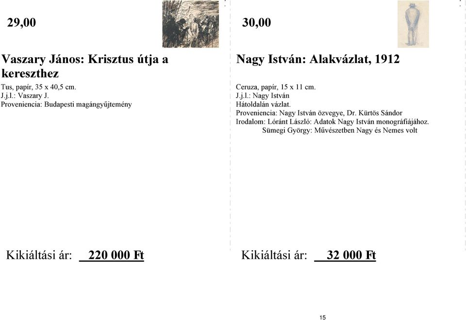 Proveniencia: Nagy István özvegye, Dr.