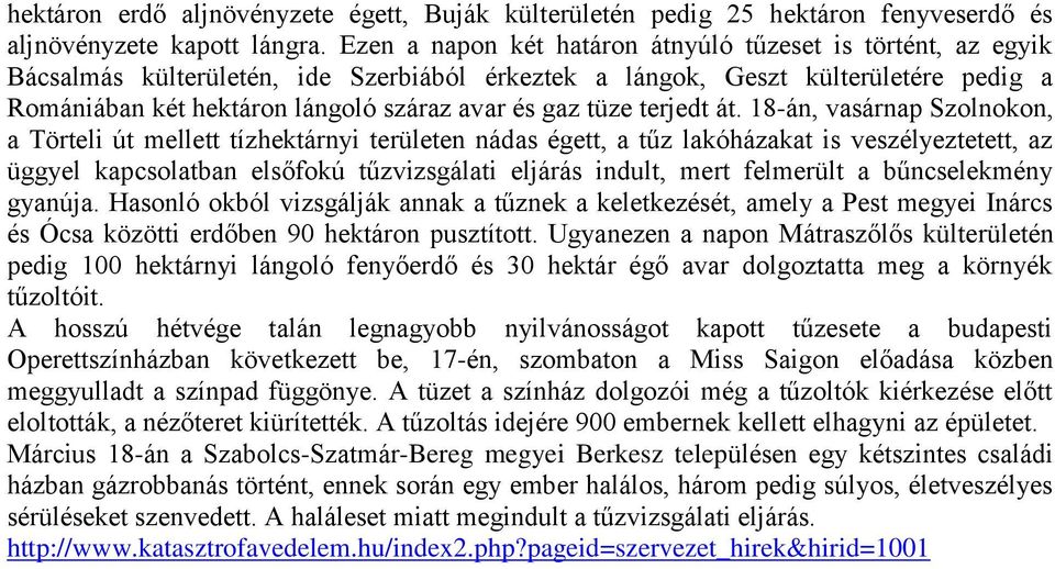 tüze terjedt át.