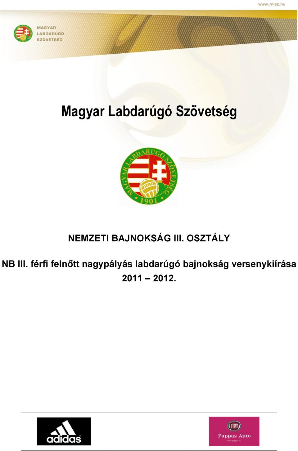 OSZTÁLY NB III.