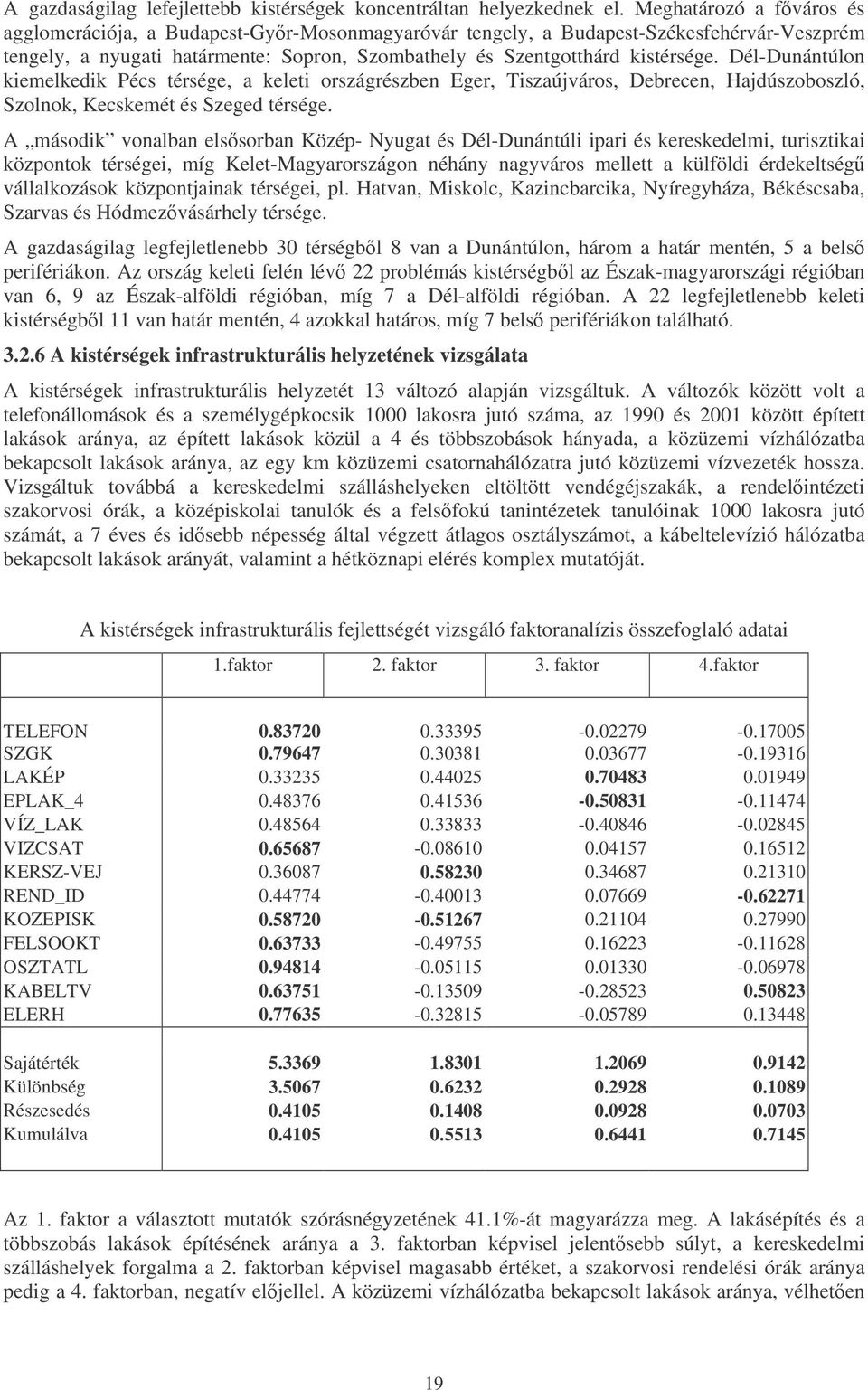 Dél-Dunántúlon kiemelkedik Pécs térsége, a keleti országrészben Eger, Tiszaújváros, Debrecen, Hajdúszoboszló, Szolnok, Kecskemét és Szeged térsége.