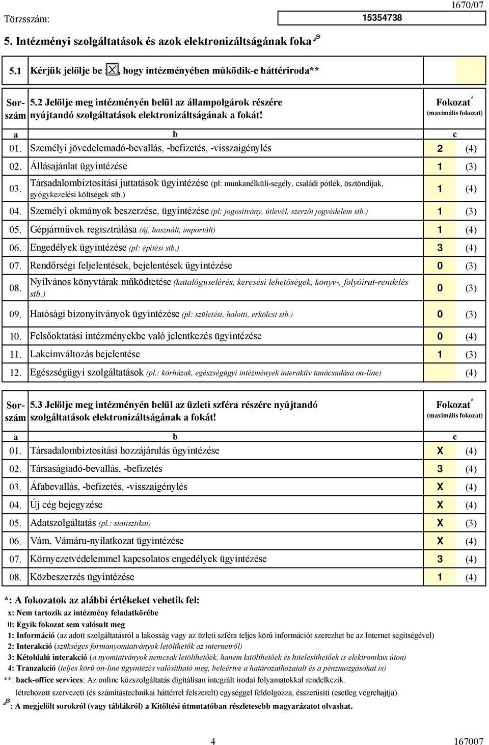 Társdlomiztosítási jutttások ügyintézése (pl: munknélküli-segély, sládi pótlék, ösztöndíjk, gyógykezelési költségek st.) 1 (4) 4.