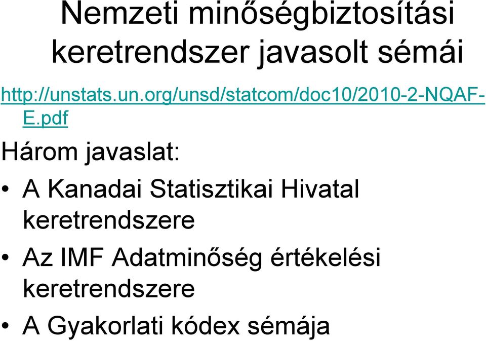 pdf Három javaslat: A Kanadai Statisztikai Hivatal