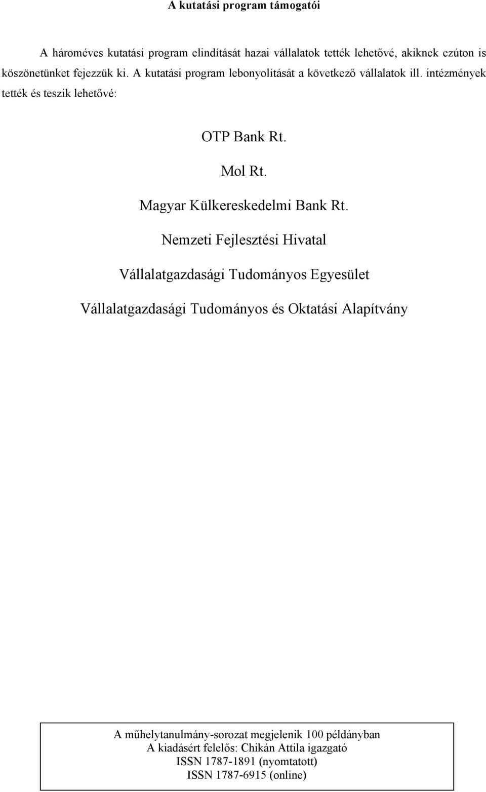 Magyar Külkereskedelmi Bank Rt.