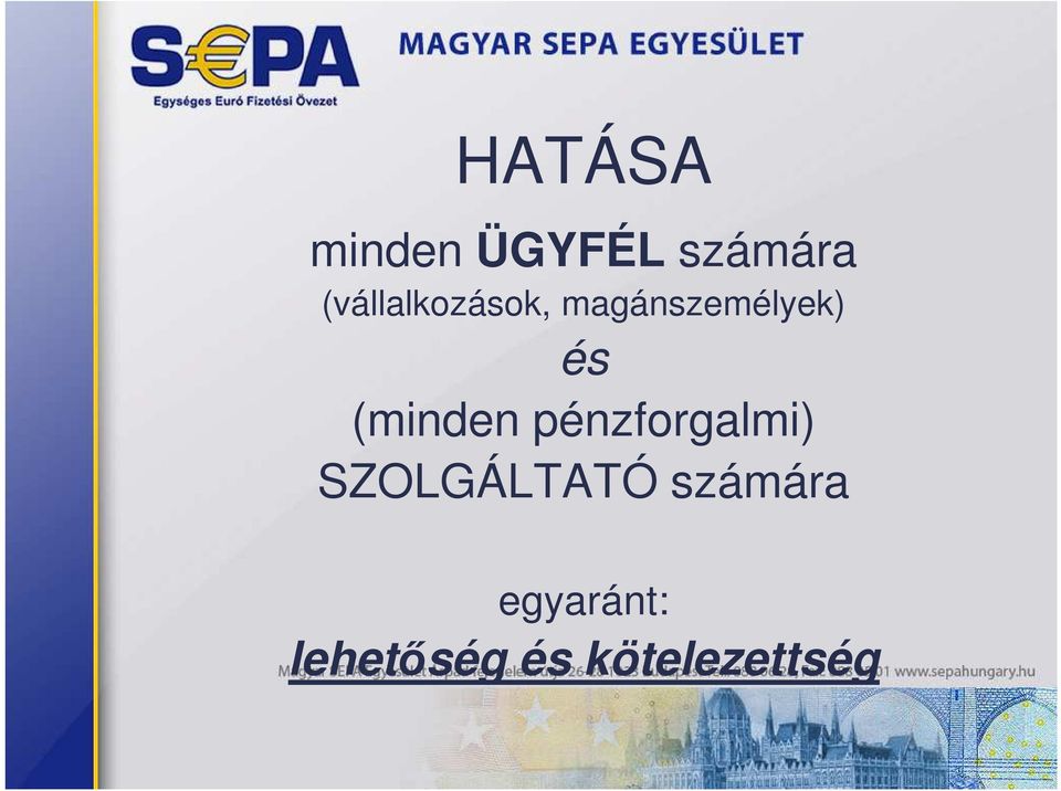 (minden pénzforgalmi) SZOLGÁLTATÓ