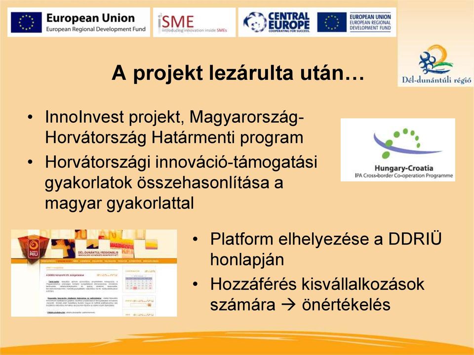 innováció-támogatási gyakorlatok összehasonlítása a magyar