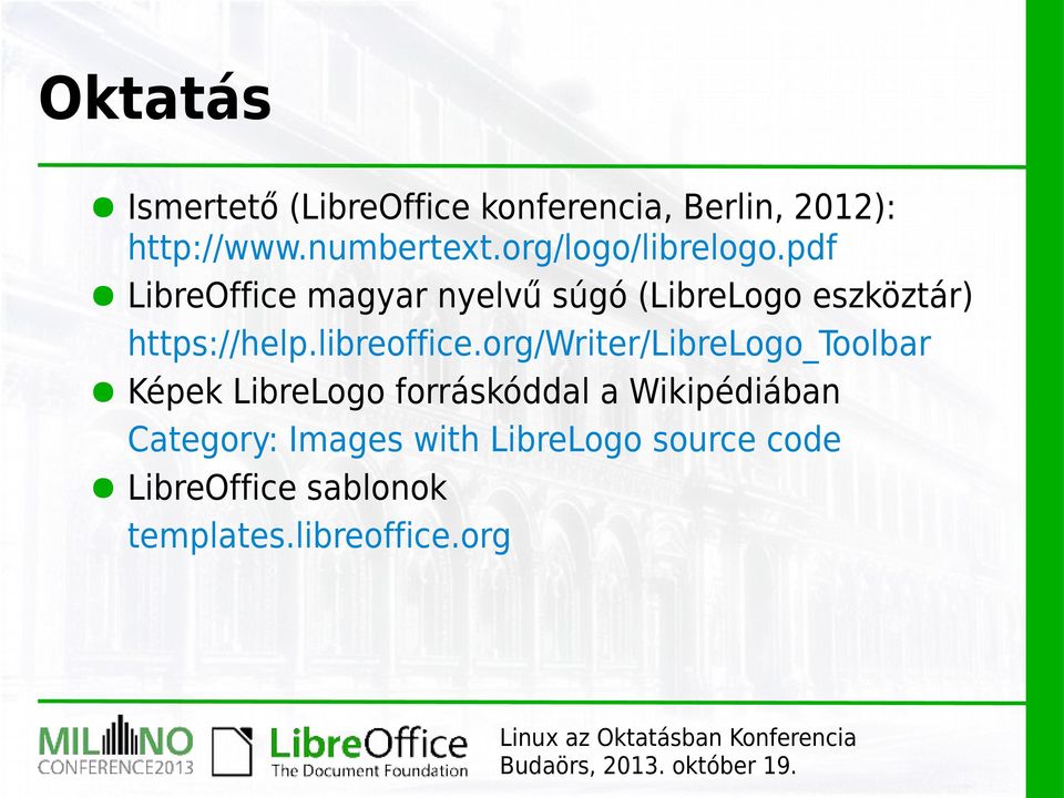 pdf LibreOffice magyar nyelvű súgó (LibreLogo eszköztár) https://help.libreoffice.