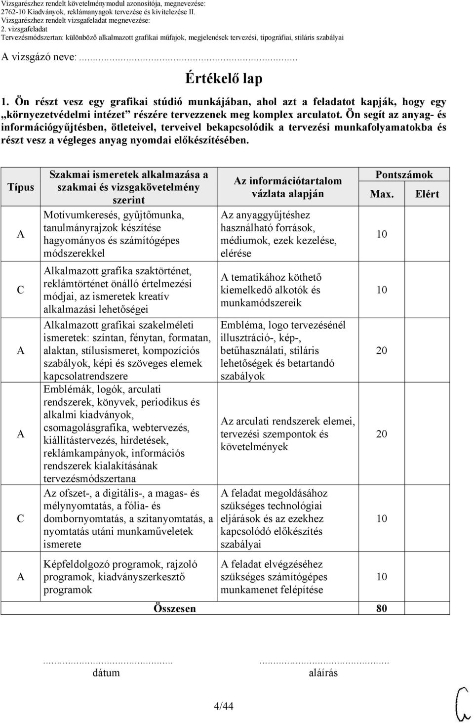 Ön segít az anyag- és információgyűjtésben, ötleteivel, terveivel bekapcsolódik a tervezési munkafolyamatokba és részt vesz a végleges anyag nyomdai előkészítésében.