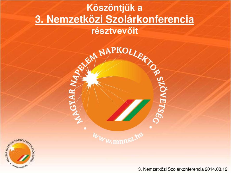 Szolárkonferencia