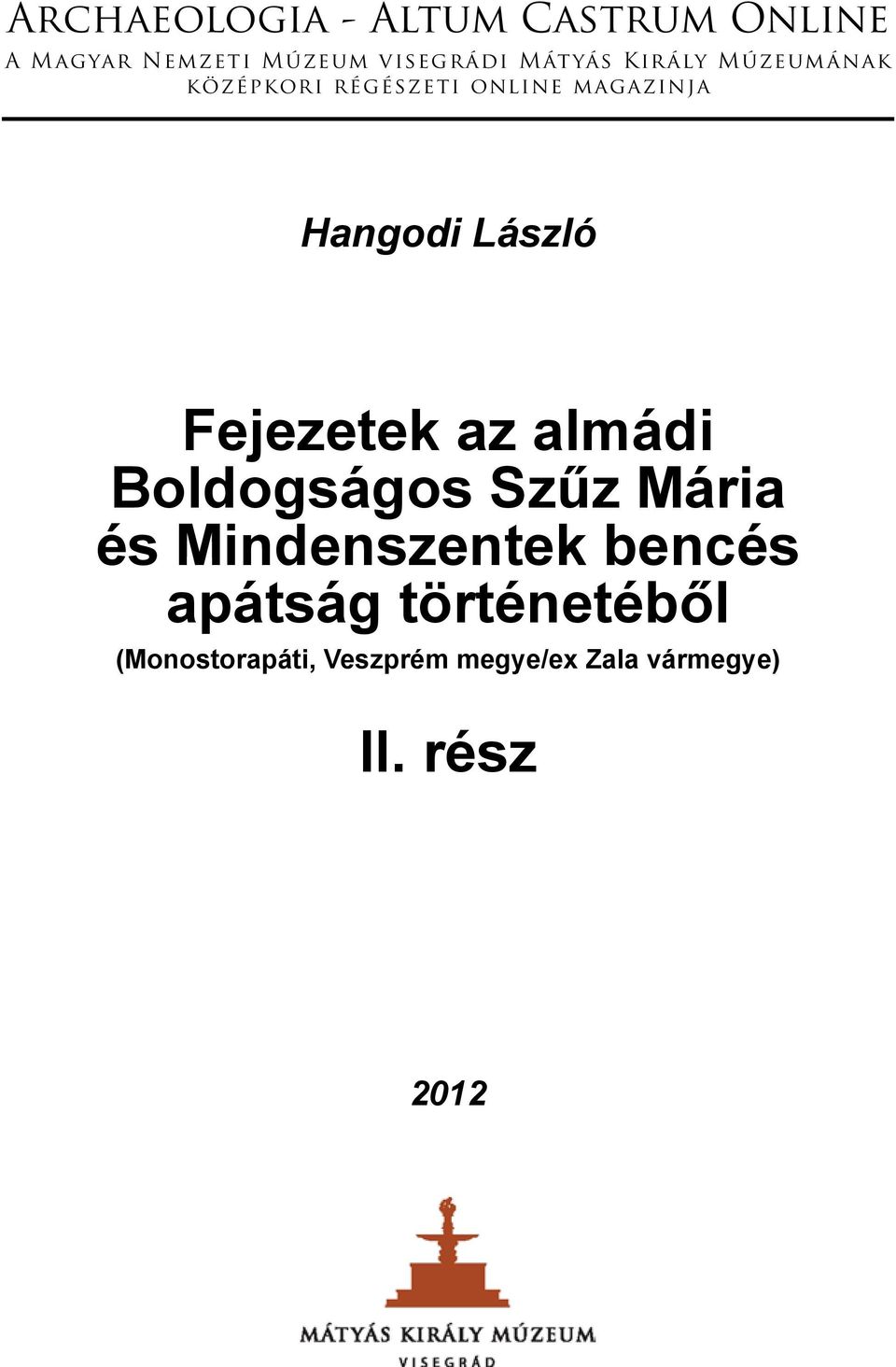 almádi Boldogságos Szűz Mária és Mindenszentek bencés apátság