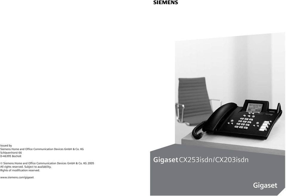 Devces GmbH & Co. KG 2005 All rghts reserved. Subject to avalablty.