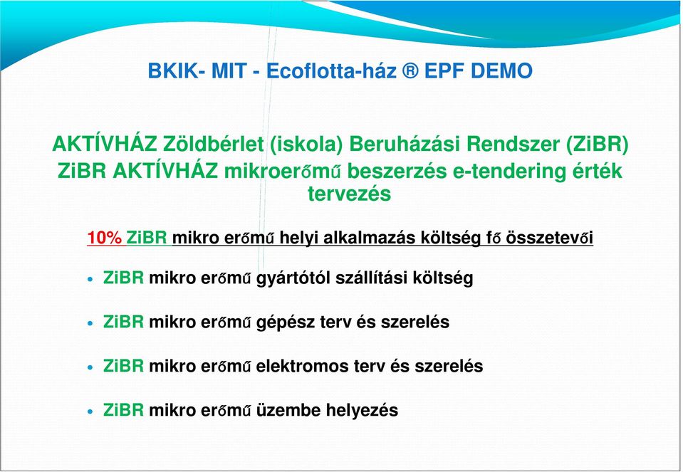 alkalmazás költség fő összetevői ZiBR mikro erőmű gyártótól szállítási költség ZiBR mikro