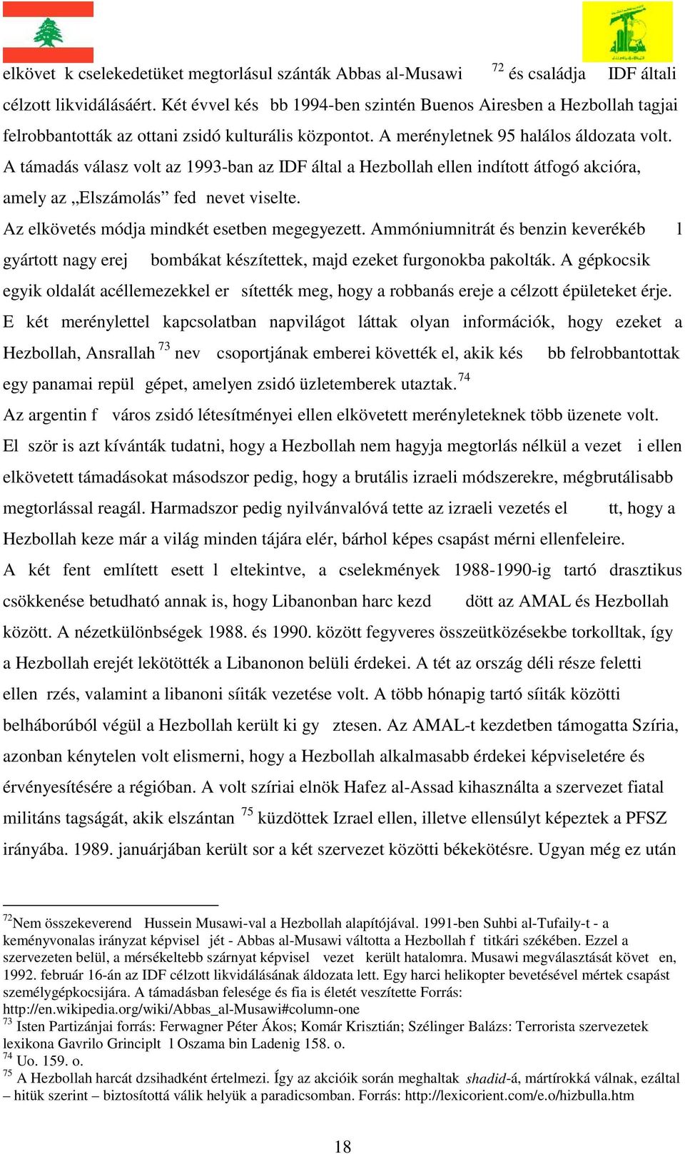A támadás válasz volt az 1993-ban az IDF által a Hezbollah ellen indított átfogó akcióra, amely az Elszámolás fed nevet viselte. Az elkövetés módja mindkét esetben megegyezett.