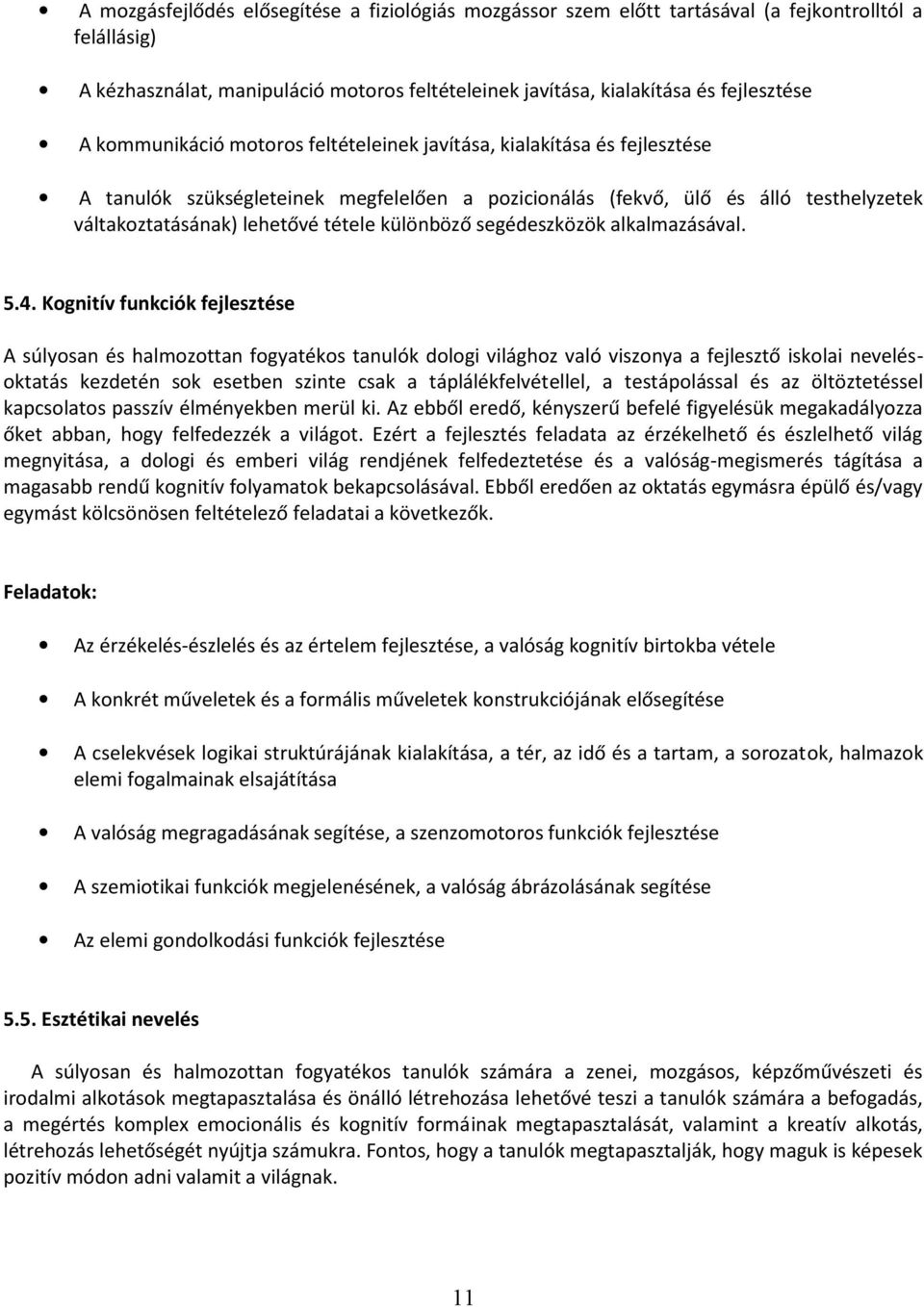REHABILITÁCIÓS PEDAGÓGIAI PROGRAM ÉS HELYI TANTERV - PDF Free Download