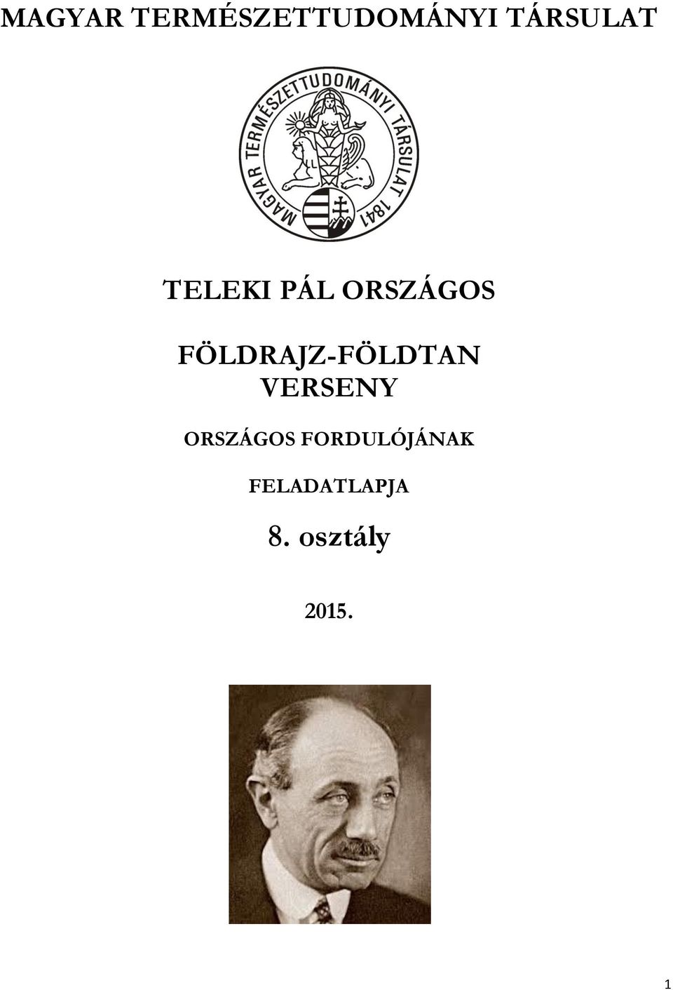 FÖLDRAJZ-FÖLDTAN VERSENY ORSZÁGOS