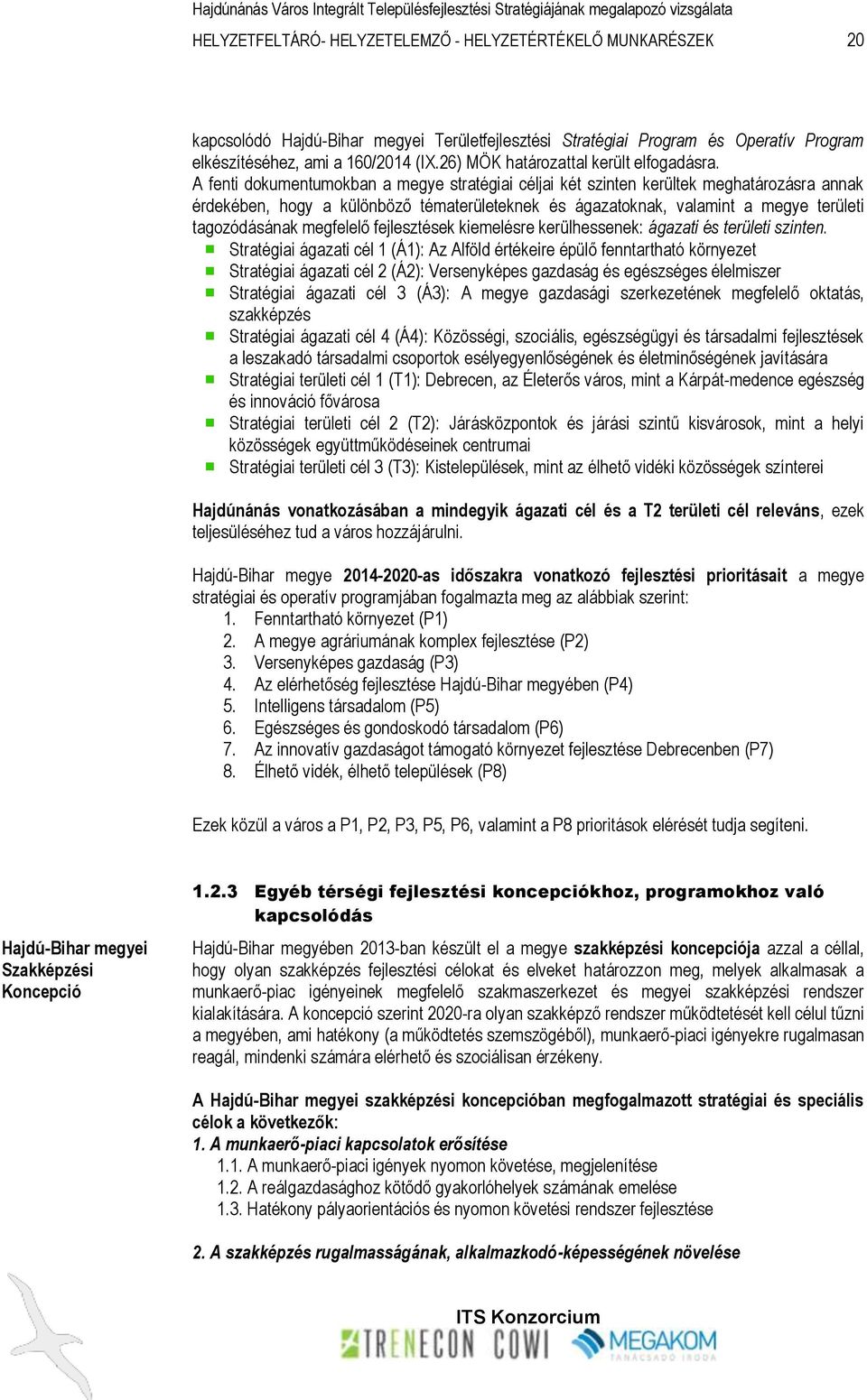 A fenti dokumentumokban a megye stratégiai céljai két szinten kerültek meghatározásra annak érdekében, hogy a különböző tématerületeknek és ágazatoknak, valamint a megye területi tagozódásának