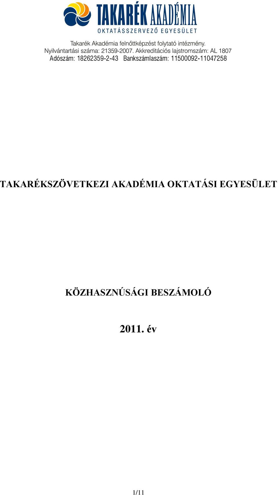 TAKARÉKSZÖVETKEZI AKADÉMIA