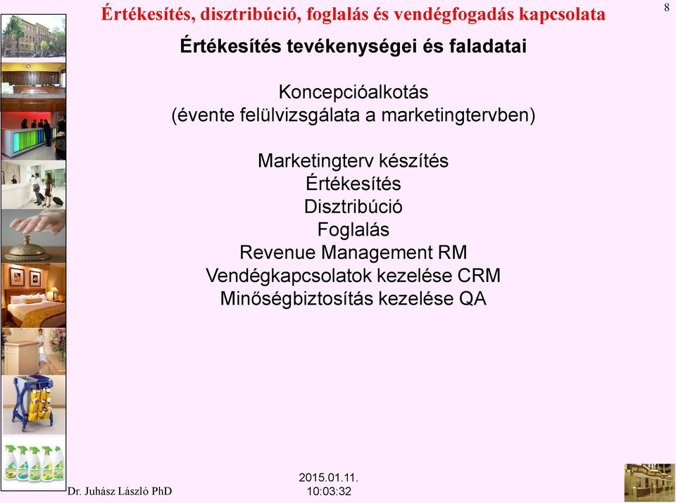 készítés Értékesítés Disztribúció Foglalás Revenue