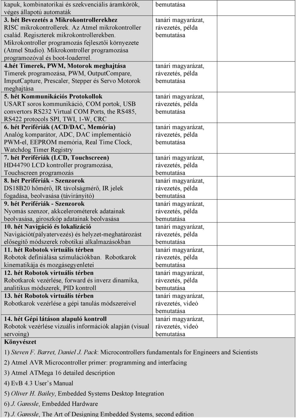 hét Timerek, PWM, Motorok meghajtása Timerek programozása, PWM, OutputCompare, ImputCapture, Prescaler, Stepper és Servo Motorok meghajtása 5.
