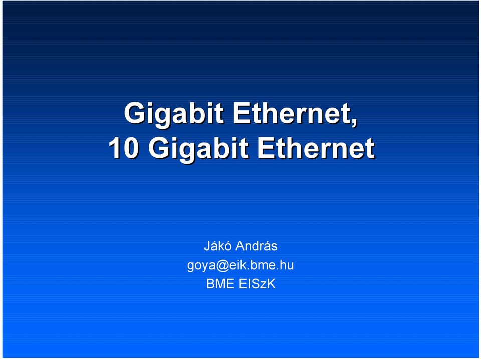 Ethernet Jákó