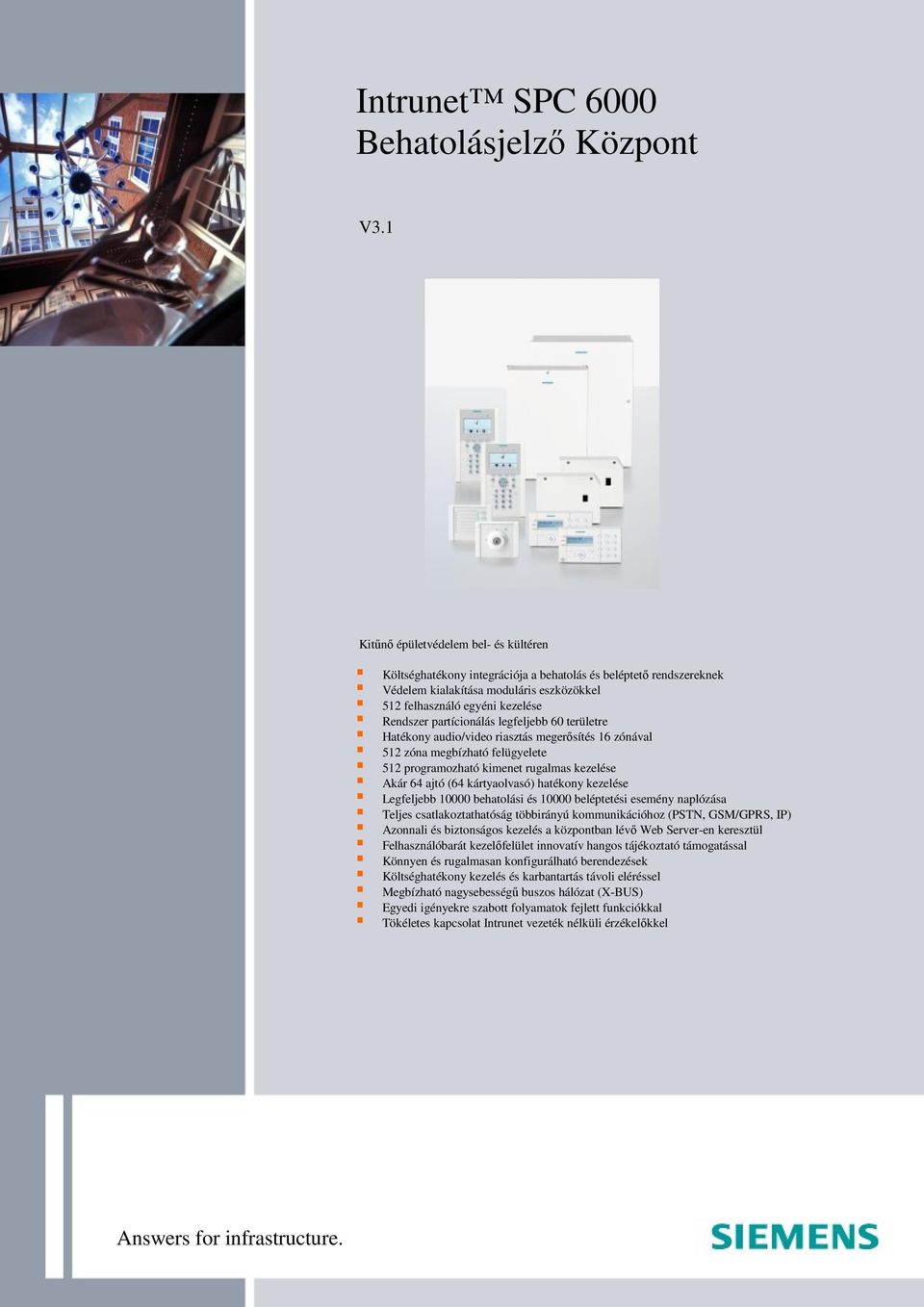 Intrunet SPC 6000 Behatolásjelző Központ - PDF Free Download