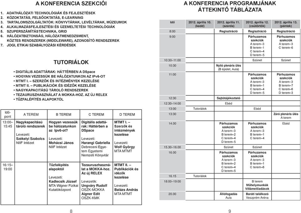 HÁLÓZATBIZTONSÁG, HÁLÓZATMENEDZSMENT, KÖZTES RENDSZEREK (MIDDLEWARE), AZONOSÍTÓ RENDSZEREK 7.