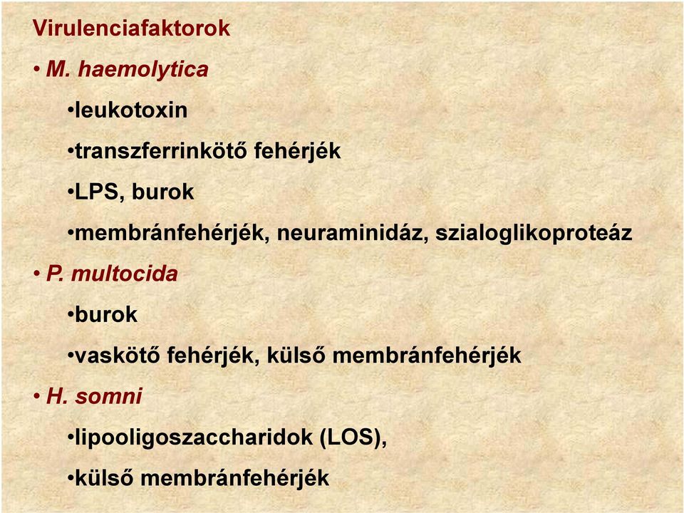 membránfehérjék, neuraminidáz, szialoglikoproteáz P.