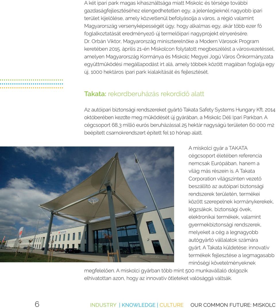 Orbán Viktor, Magyarország miniszterelnöke a Modern Városok Program keretében 2015.