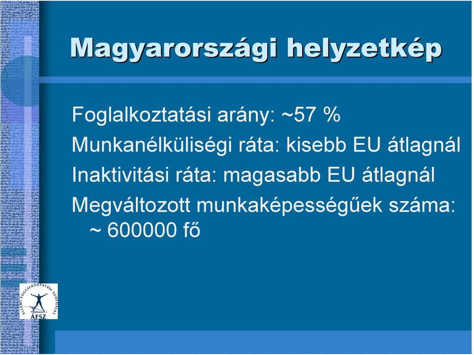 átlagnál Inaktivitási ráta: magasabb EU