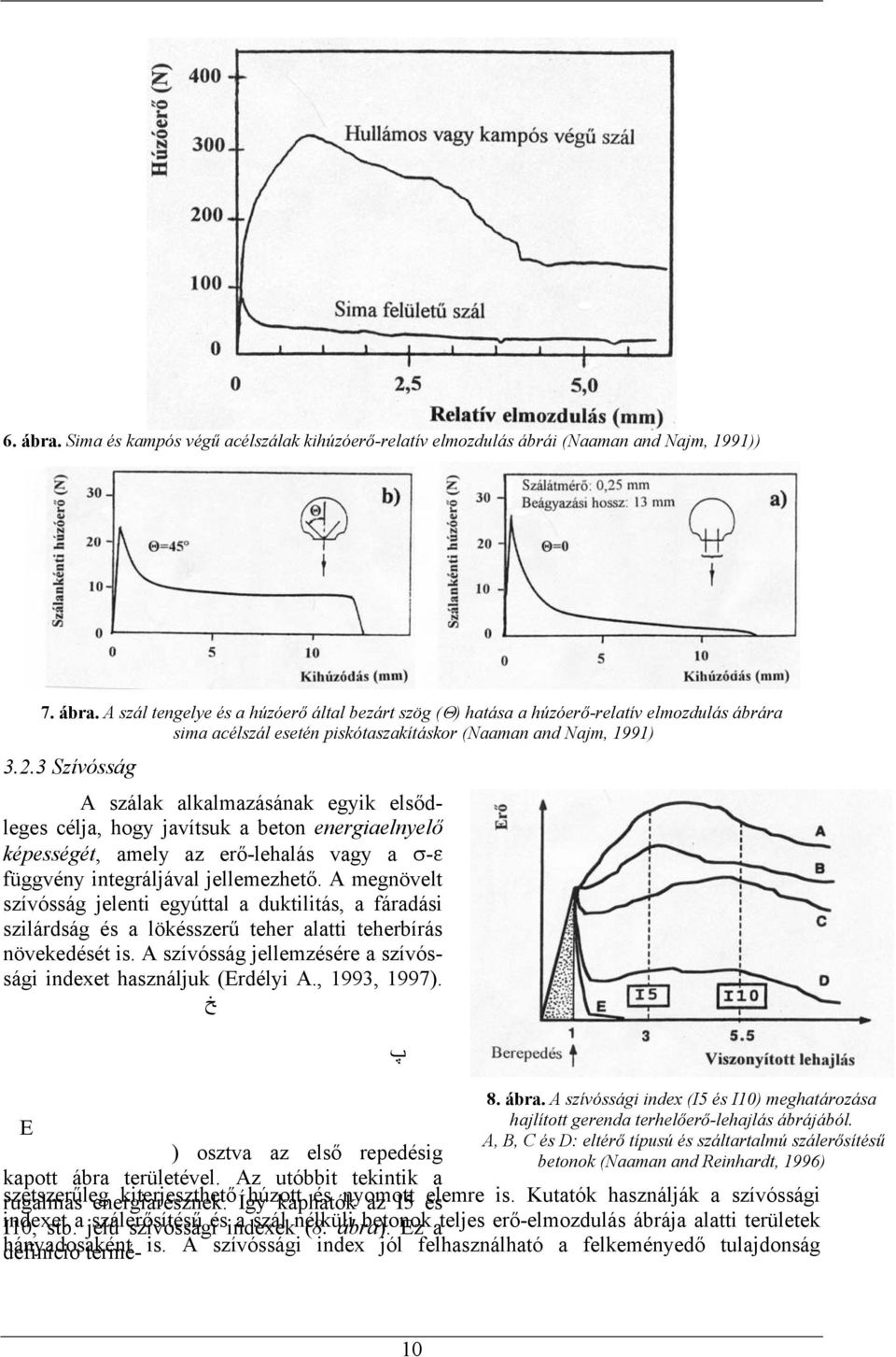 A megnövelt szívósság jelenti egyúttal a duktilitás, a fáradási szilárdság és a lökésszerű teher alatti teherbírás növekedését is. A szívósság jellemzésére a szívóssági indexet használjuk (Erdélyi A.