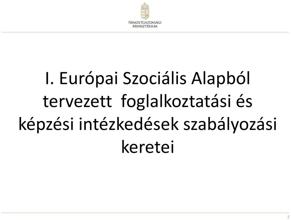 foglalkoztatási és