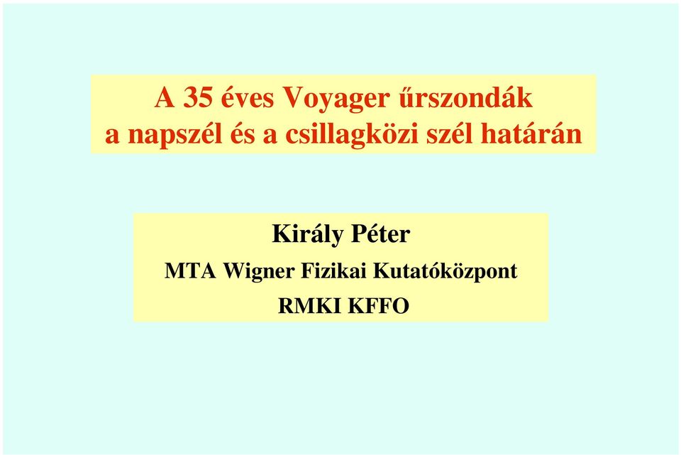 határán Király Péter MTA