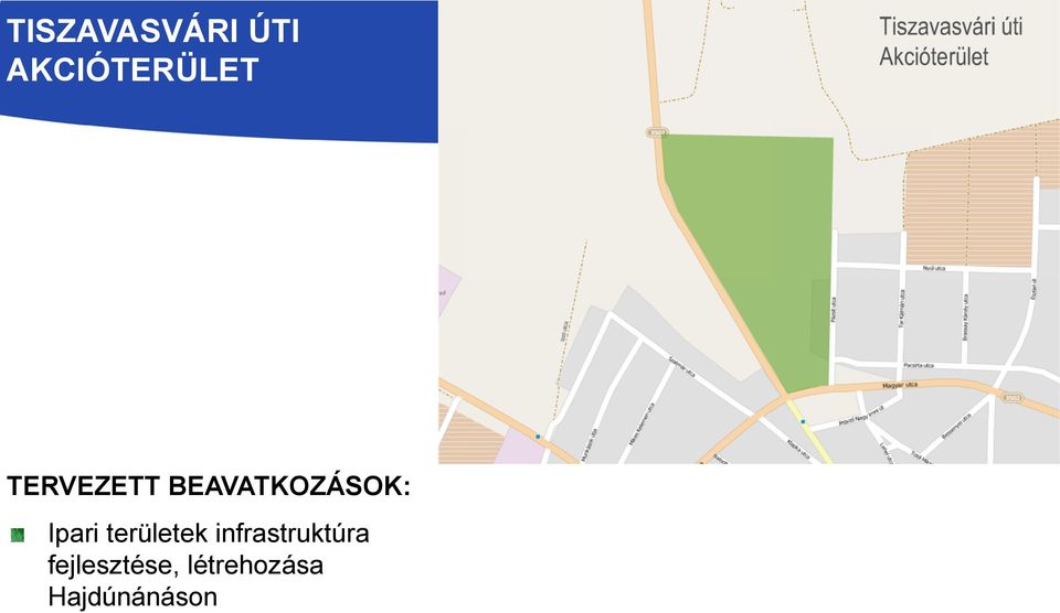 infrastruktúra fejlesztése, létrehozása