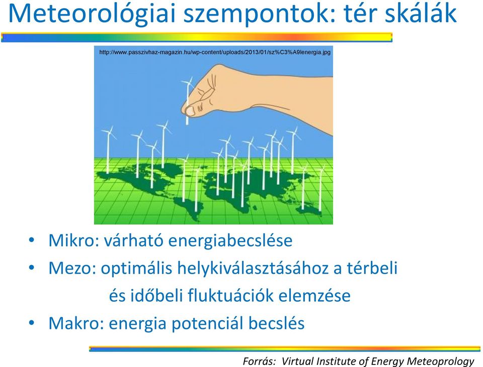 jpg Mikro: várható energiabecslése Mezo: optimális helykiválasztásához a