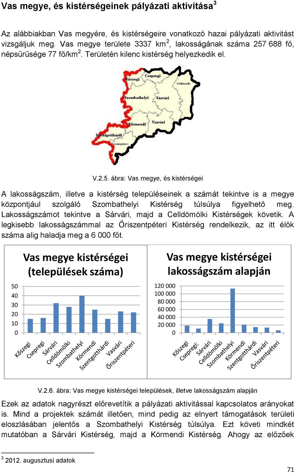 688 fő, népsűrűsége 77 fő/km 2. Területén kilenc kistérség helyezkedik el. V.2.5.