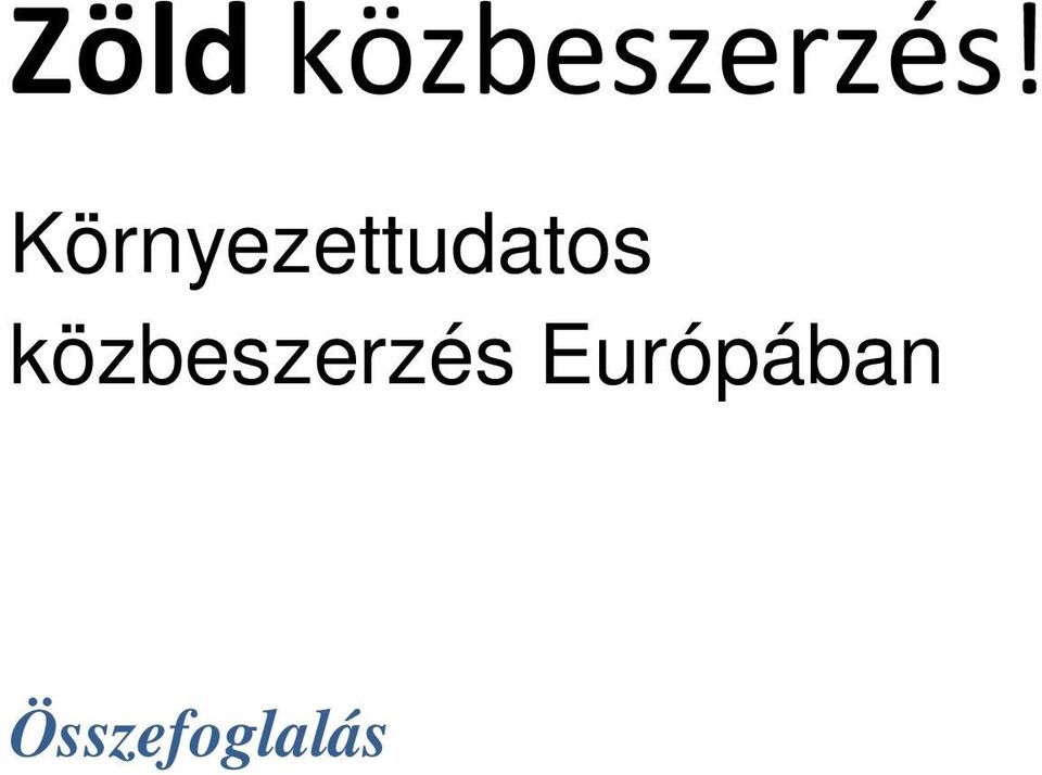 közbeszerzés