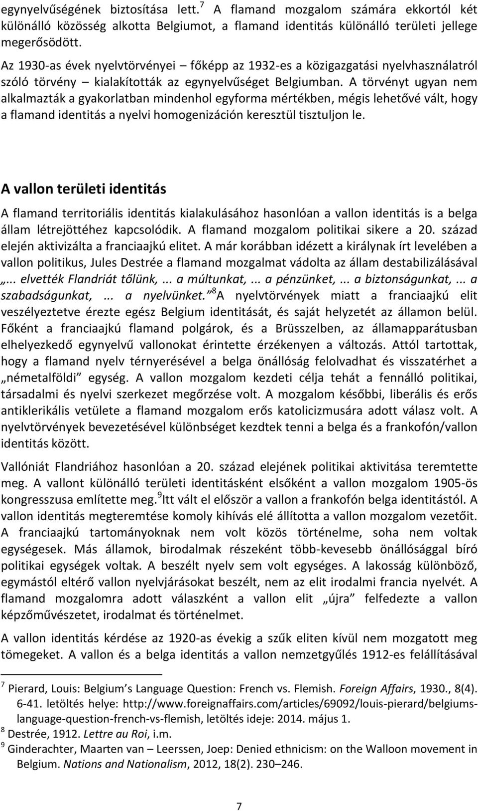 Szűcs Anita Belgitude, avagy létezik-e belga nemzeti identitás? - PDF  Ingyenes letöltés