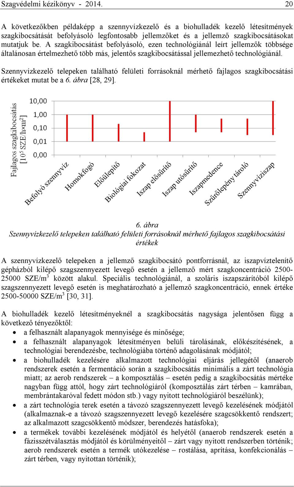 A szagkibocsátást befolyásoló, ezen technológiánál leírt jellemzők többsége általánosan értelmezhető több más, jelentős szagkibocsátással jellemezhető technológiánál.