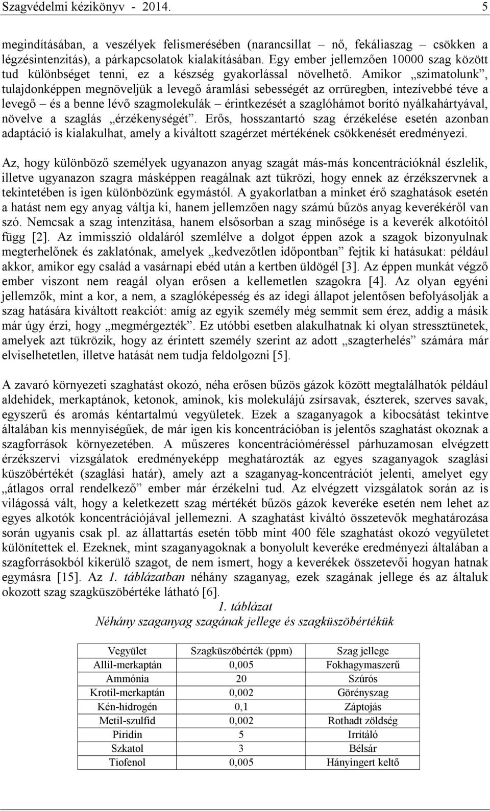 Amikor szimatolunk, tulajdonképpen megnöveljük a levegő áramlási sebességét az orrüregben, intezívebbé téve a levegő és a benne lévő szagmolekulák érintkezését a szaglóhámot borító nyálkahártyával,