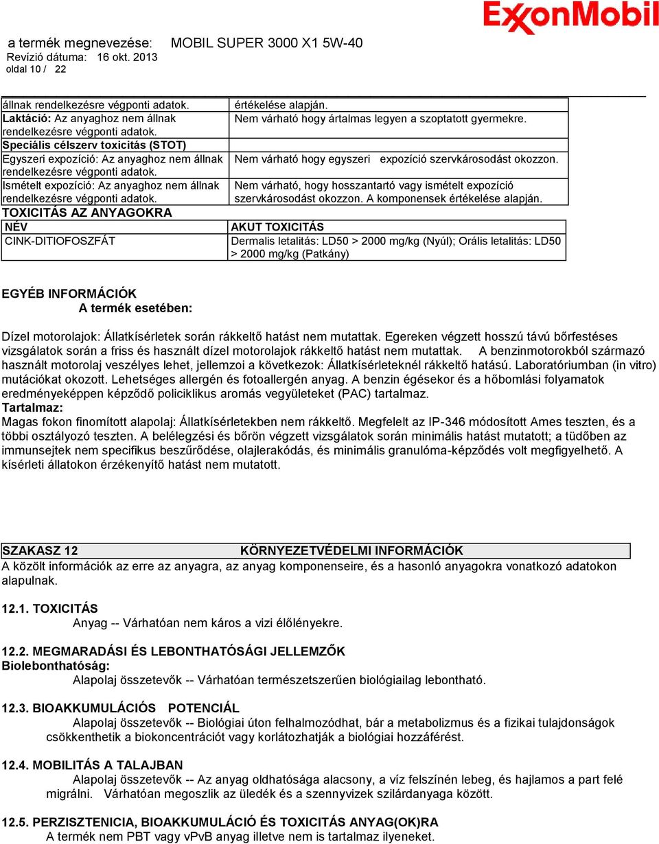A komponensek értékelése alapján.