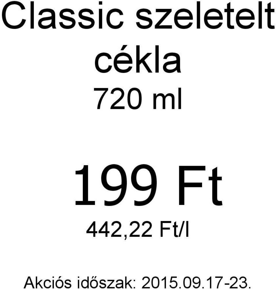 cékla 720 ml