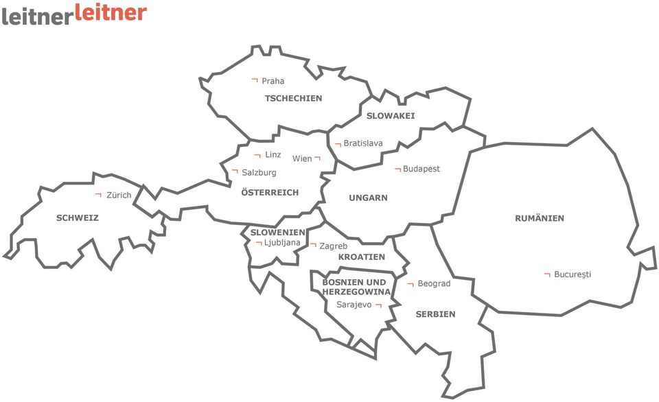 SCHWEIZ RUMÄNIEN SLOWENIEN Ljubljana Zagreb