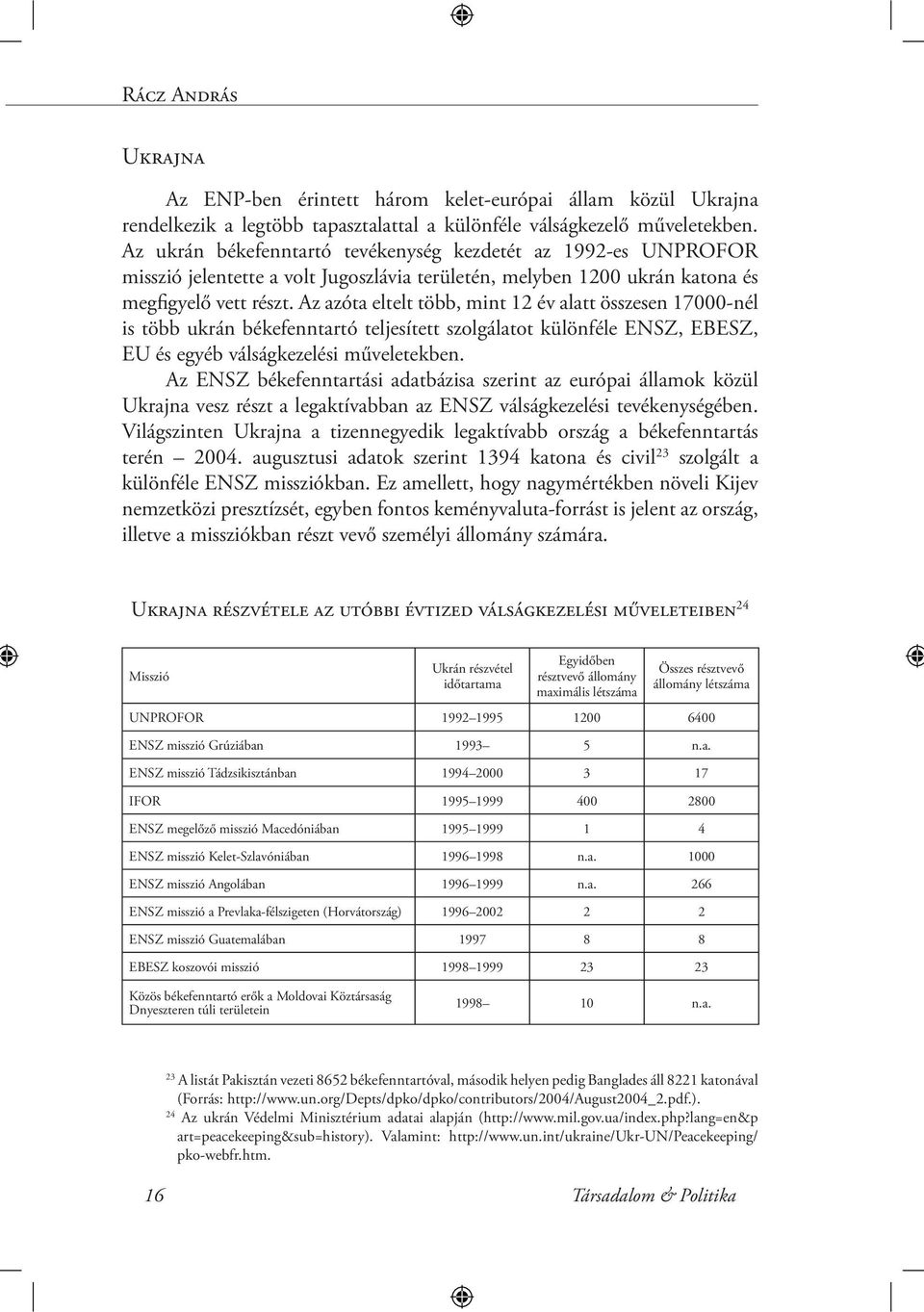 Az azóta eltelt több, mint 12 év alatt összesen 17000-nél is több ukrán békefenntartó teljesített szolgálatot különféle ENSZ, EBESZ, EU és egyéb válságkezelési műveletekben.