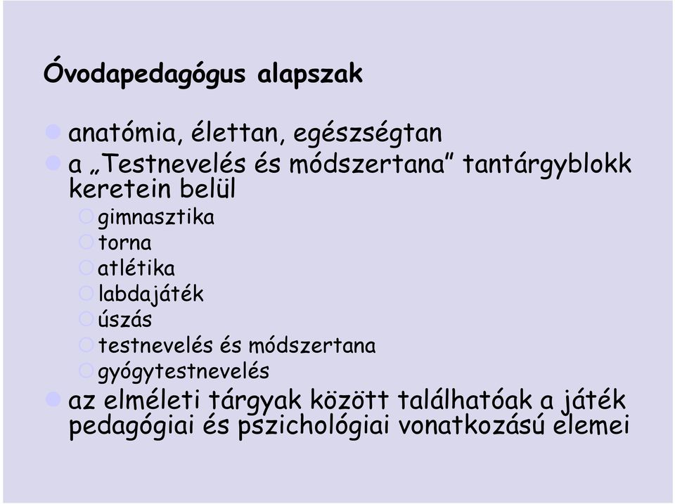 labdajáték úszás testnevelés és módszertana gyógytestnevelés az elméleti