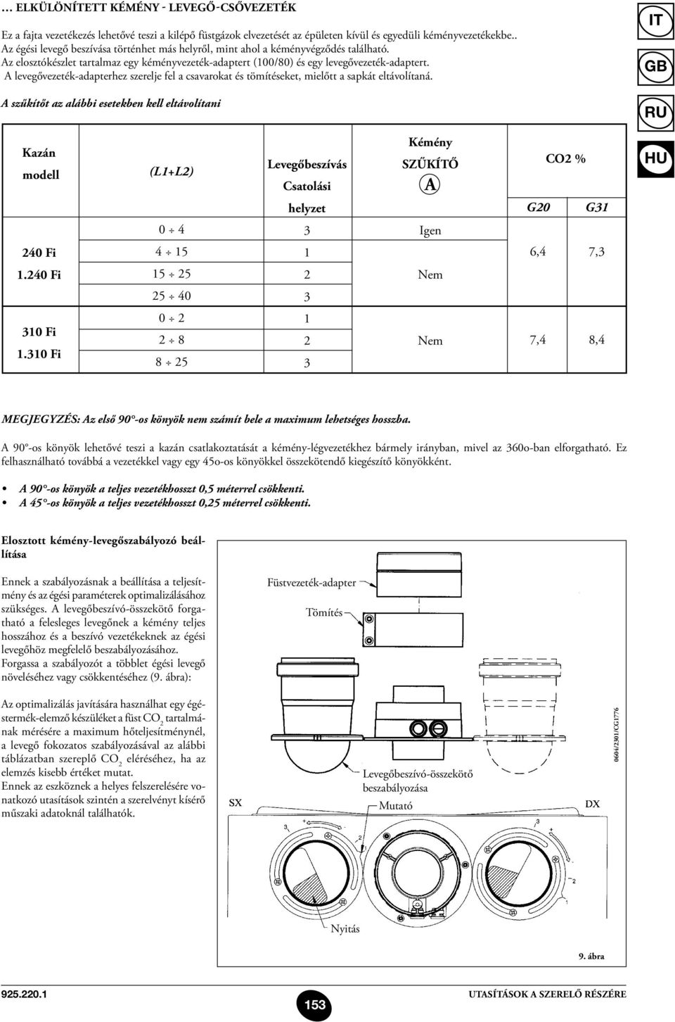 A levegővezeték-adapterhez szerelje fel a csavarokat és tömítéseket, mielőtt a sapkát eltávolítaná.