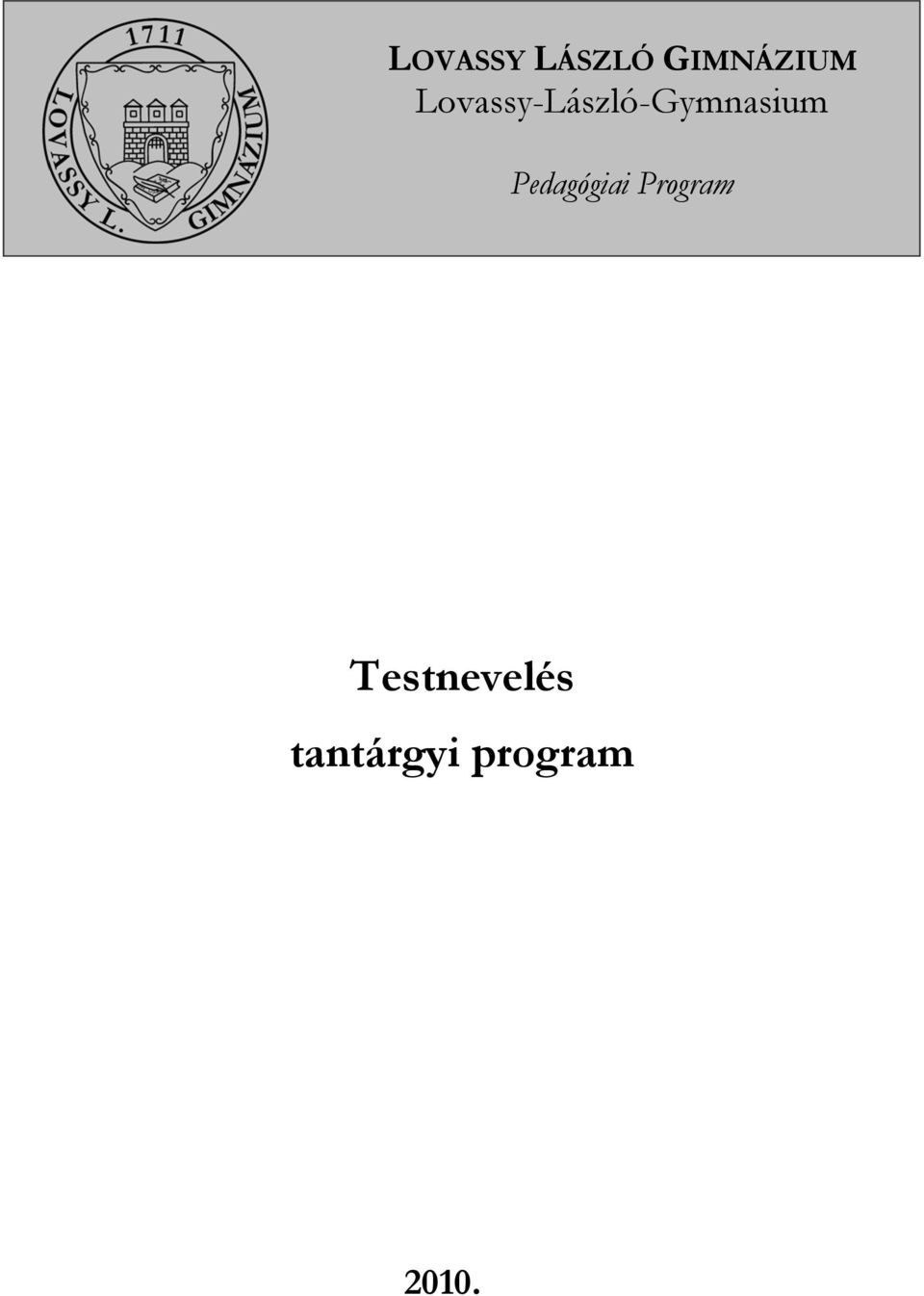 Pedagógiai Program