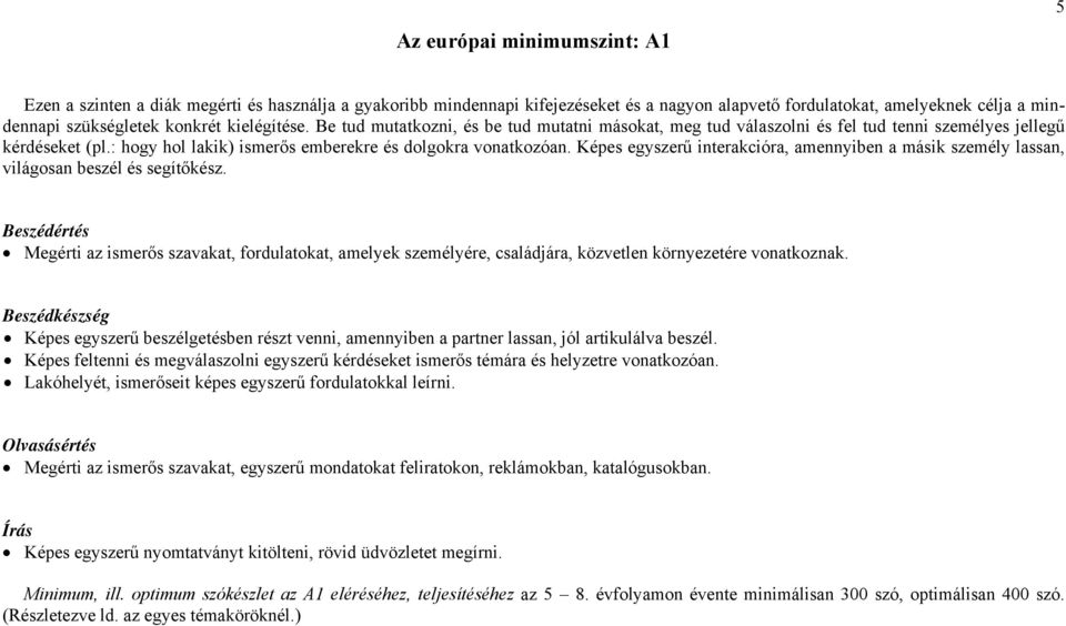 Képes egyszerű interakcióra, amennyiben a másik személy lassan, világosan beszél és segítőkész.