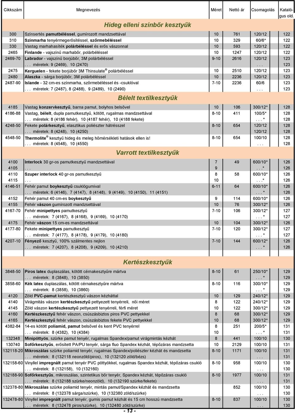 .. méretek: 9 (2469), 10 (2470).