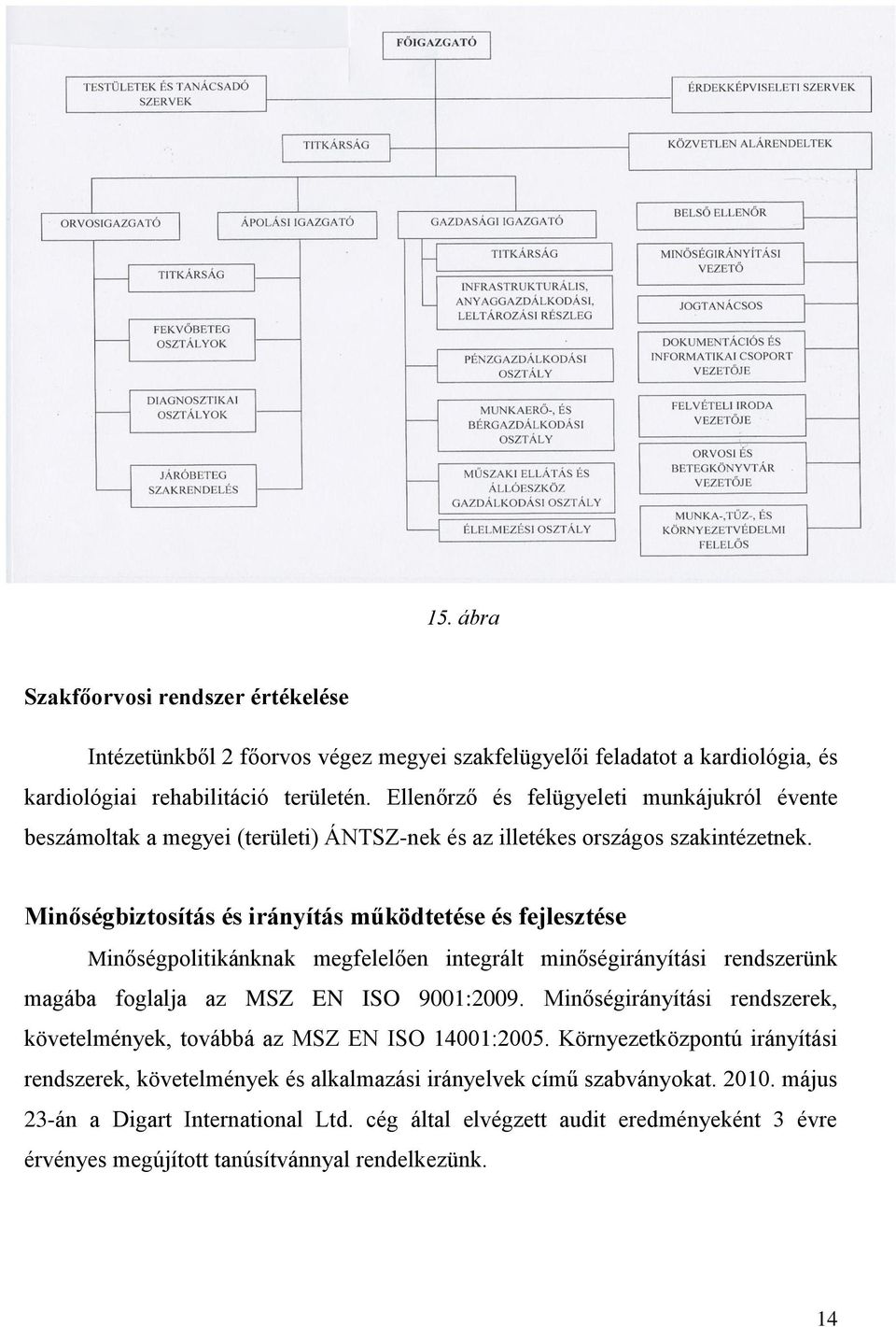 Minőségbiztosítás és irányítás működtetése és fejlesztése Minőségpolitikánknak megfelelően integrált minőségirányítási rendszerünk magába foglalja az MSZ EN ISO 9001:2009.