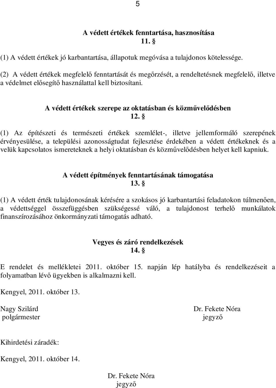 A védett értékek szerepe az oktatásban és közművelődésben 12.